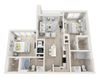 MIRACLE Floor Plan MIRACLE Floor Plan at Altis Little Havana, Miami, FL